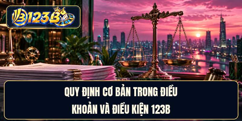 Quy định cơ bản trong điều khoản và điều kiện 123B