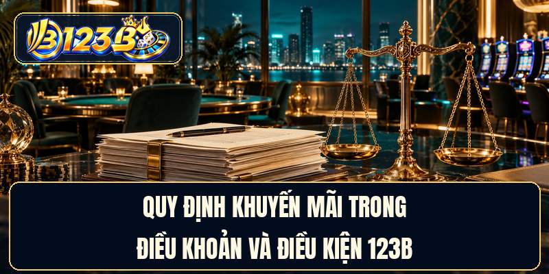 Quy định khuyến mãi trong điều khoản và điều kiện 123B