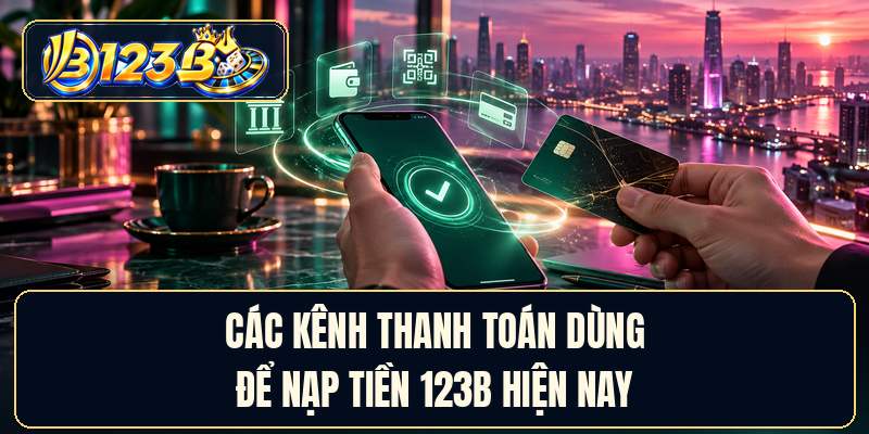 Các kênh thanh toán dùng để nạp tiền 123B hiện nay