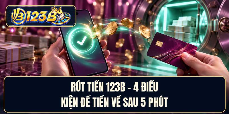 Rút Tiền 123B - 4 Điều Kiện Để Tiền Về Sau 5 Phút