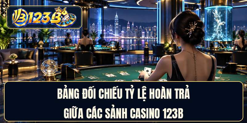 Bảng đối chiếu tỷ lệ hoàn trả giữa các sảnh casino 123B