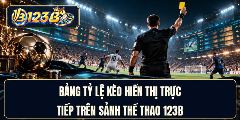 Bảng tỷ lệ kèo hiển thị trực tiếp trên sảnh thể thao 123B