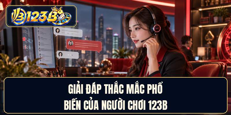 Giải đáp thắc mắc phổ biến của người chơi 123B