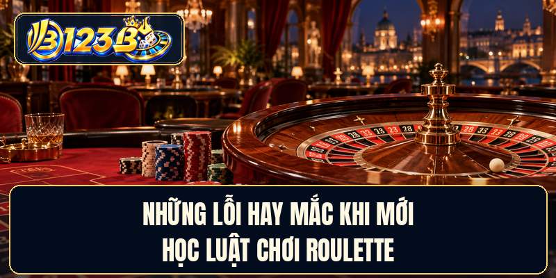 Những lỗi hay mắc khi mới học luật chơi roulette