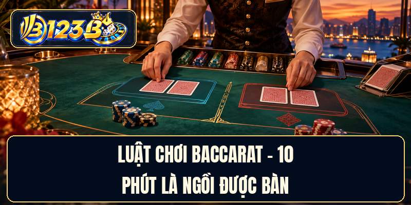 Luật Chơi Baccarat - 10 Phút Là Ngồi Được Bàn
