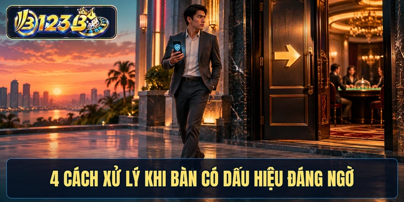 4 cách xử lý khi bàn có dấu hiệu đáng ngờ