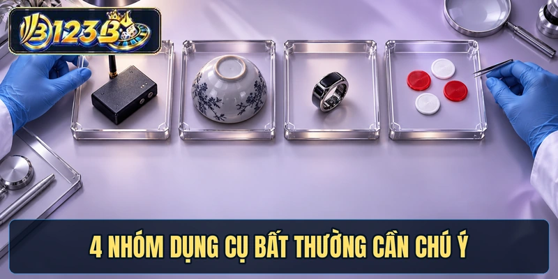 4 nhóm dụng cụ bất thường cần chú ý