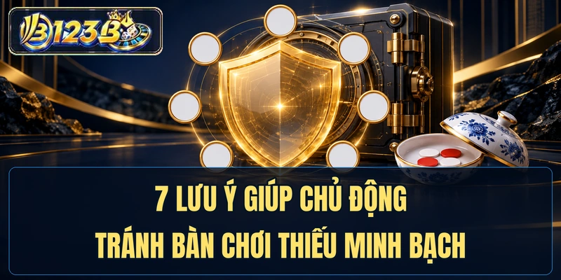 7 lưu ý giúp chủ động tránh bàn chơi thiếu minh bạch