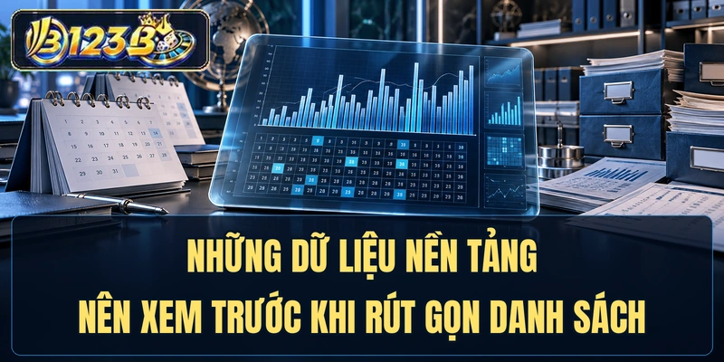 Những dữ liệu nền tảng nên xem trước khi rút gọn danh sách