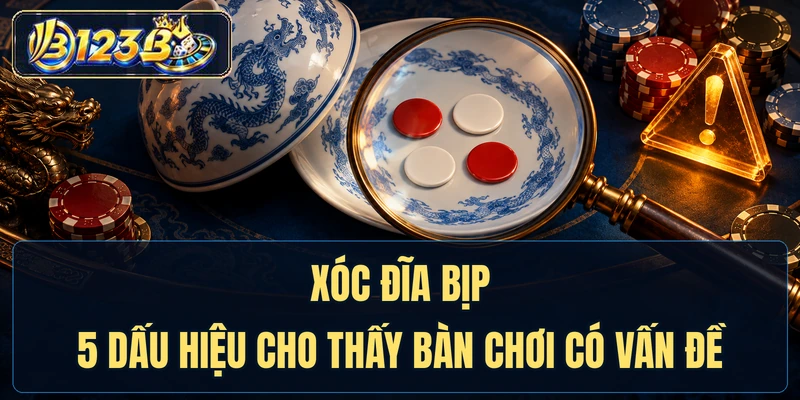 Xóc Đĩa Bịp - 5 Dấu Hiệu Dễ Nhận Biết Trên Bàn